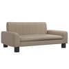 vidaXL Vaiki&scaron;ka sofa, kapučino spalvos, 70x45x30cm, dirbtinė oda