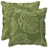 vidaXL Pagalvėlės užvalkalas 2 vnt. HOUTEN Lapų dizainas 35 x 35 cm