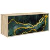 vidaXL Sieninis televizoriaus stovas WIJHE 102 x 33 x 40 cm