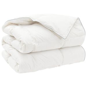 vidaXL Antklodė FULDA 200 x 240 cm Žiema 300 GSM 90% žąsų pūkai Balta