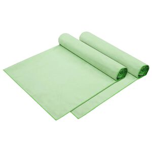 vidaXL Gulinčio rank&scaron;luosčiai 2 pcs Žalia 210 x 75 cm