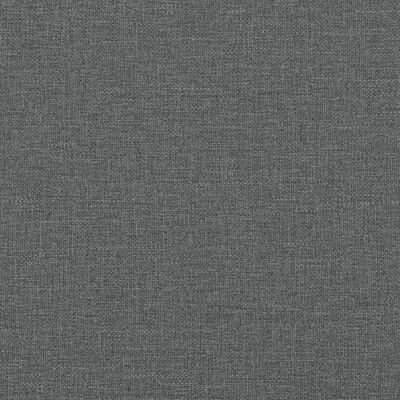 vidaXL Sofos komplektas, 3 dalių, tamsiai pilkos spalvos, audinys