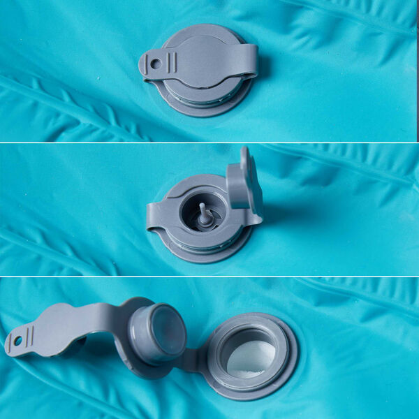 vidaXL Savaime prisipučiantis čiužinys su pagalve, mėlynas, vienvietis