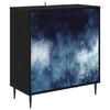 vidaXL Kabalas RAALTE Juodojo ąžuolo 69 x 33 x 76 cm Apdirbta mediena