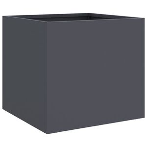 vidaXL Lovelis, antracito spalvos, 32x30x29cm, plienas
