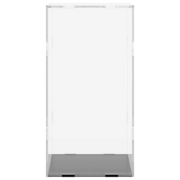 vidaXL Vitrina, permatoma, 22x18x35cm, akrilas