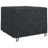 vidaXL Baldų uždangalas Juoda 135 x 135 x 90 cm 210D Oxford audinys