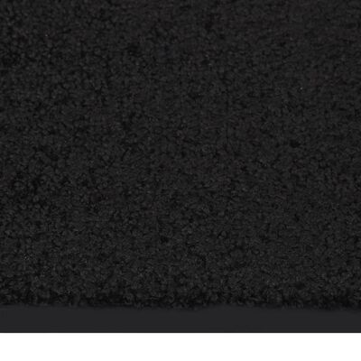 vidaXL Durų kilimėlis, juodos spalvos, 80x120cm