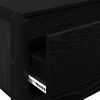 vidaXL Žurnalinis staliukas su stalčių Juodas ąžuolas 100 x 36 x 75 cm