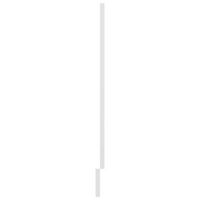vidaXL Indaplovės plokštė, baltos spalvos, 45x3x67cm, MDP, blizgi