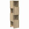 vidaXL Kampinė spintelė 25,5x25x102cm Apdirbta mediena Sonoma ąžuolas