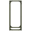 vidaXL Malkų lentyna Olive Green 25x25x60 cm Šaltai valcuotas plienas