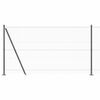 vidaXL Tvorelės stulpas Pilka 10 x 1,2 m (36 mm tinklas)