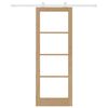 vidaXL Slankios durys ORKDAL Natūrali 78 x 211 cm