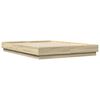 vidaXL Lovos rėmas, sonoma ąžuolo spalvos, 120x200cm, apdirbta mediena