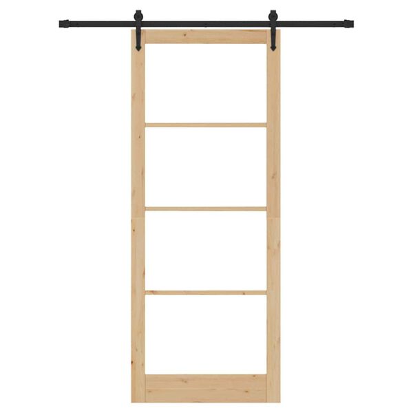 vidaXL Slankios durys Natūrali 83 x 232 cm