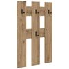 vidaXL Prikabinamas paltas Sieninis Amatininkų ąžuolas 65 x 3 x 100 cm
