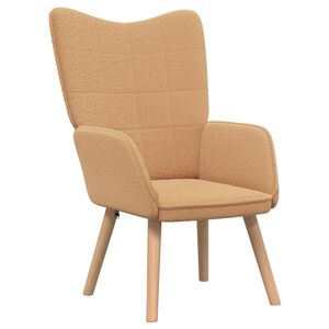 vidaXL krėslas Smėlio 62 x 67 x 95,5 cm &Scaron;erpos audinys
