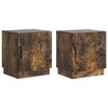 vidaXL Naktinis staliukas 2 pcs Dūminio ąžuolo 43 x 34,5 x 47 cm