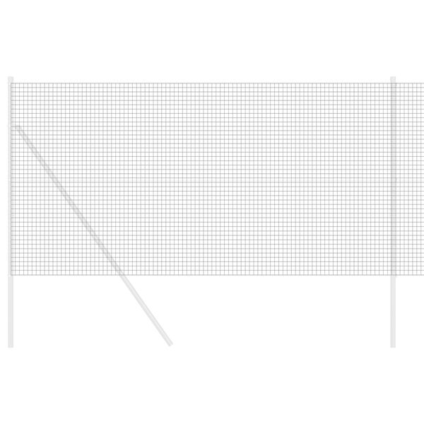 vidaXL Suvirinto vielos tvoros Pilka 1.2 x 50 m Plienas