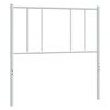 vidaXL Metalinis pakaitinis galvūgalis, baltos spalvos, 107cm