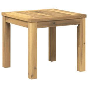 vidaXL Kavos staliukas Balta 40 x 40,5 x 36 cm Kietos akacijos mediena