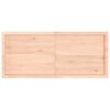 vidaXL Stalvir&scaron;is, 140x60x(2-4)cm, neapdorotas ąžuolo medienos masyvas