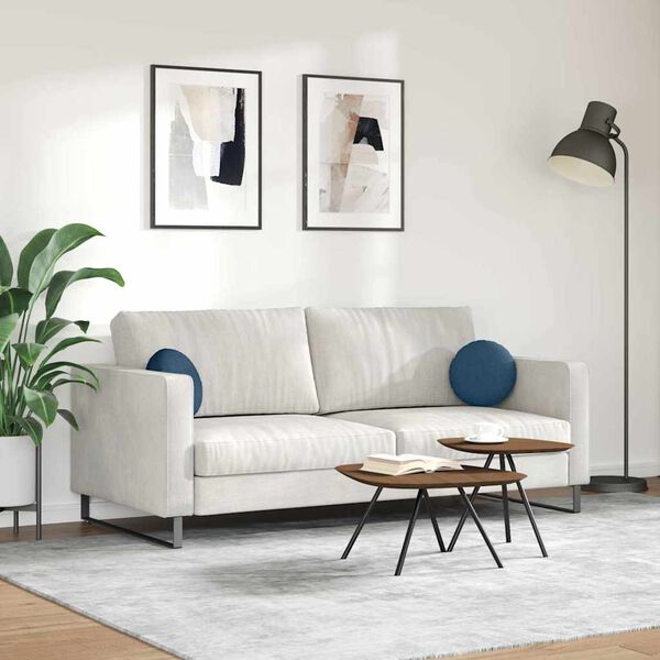 vidaXL Sėdynių pagalvėlės 2 pcs Mėlyna &Oslash;30 x 13 cm audinys