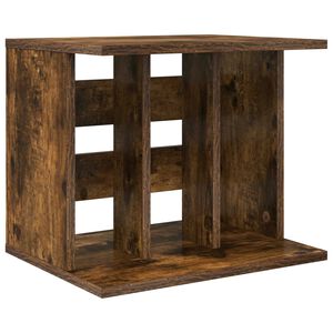 vidaXL Vinilo įra&scaron;ų saugojimas Dūminio ąžuolo 42 x 33 x 36 cm