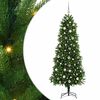 vidaXL Kalėdų eglutė su 300 LED s stovu Žalia 240 cm PE