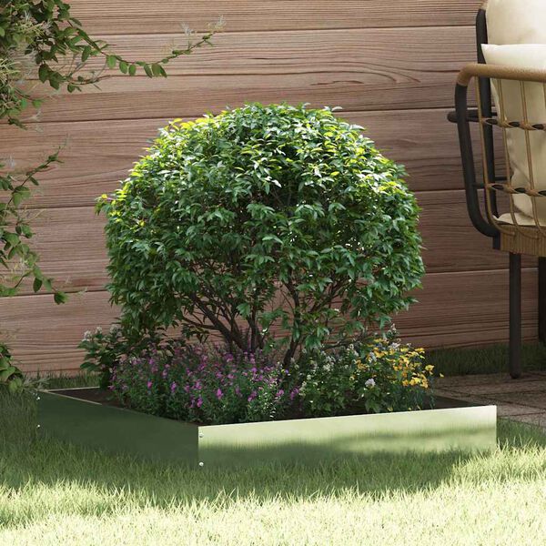 vidaXL Vejo kra&scaron;tas 6 pcs Sidabro 60 x 60 x 13 cm Nerūdijantis Plienas