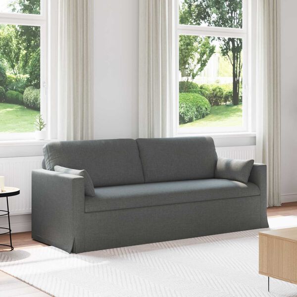 vidaXL Sofa Tamsiai pilka Bendri matmenys: 198 x 78 cm (P X G x A)