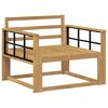 vidaXL Lauko Vidurinis Sofa Kietos akacijos mediena Balta