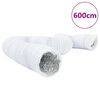 vidaXL Ortakis, aliuminis ir PVC, 6m, 10cm skersmens, izoliuotas
