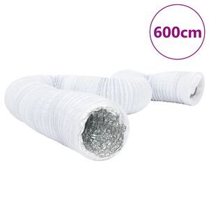 vidaXL Ortakis, aliuminis ir PVC, 6m, 10cm skersmens, izoliuotas