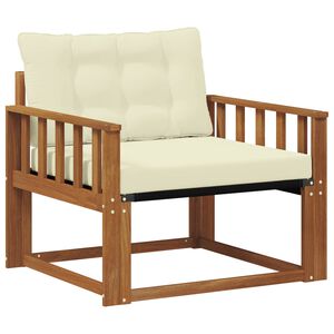 vidaXL Lauko sofos komplektas Kietasis akacijos medis ir Textilene