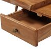vidaXL Konsolinis staliukas, akacijos medienos masyvas, 115x35x76cm