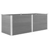 vidaXL Sodo lovelis, pilkos spalvos, 250x100x91cm, WPC