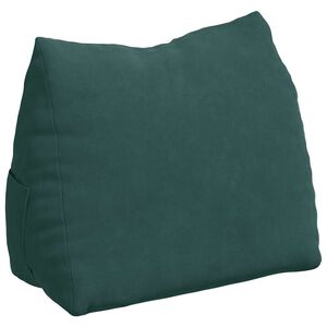 vidaXL Apsaugos Pagalvė Tamsiai žalia 45 x 20 x 35 cm