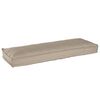 vidaXL Pallet pagalvių rinkinys 2 pcs Taupe 120 x 40 x 8 cm