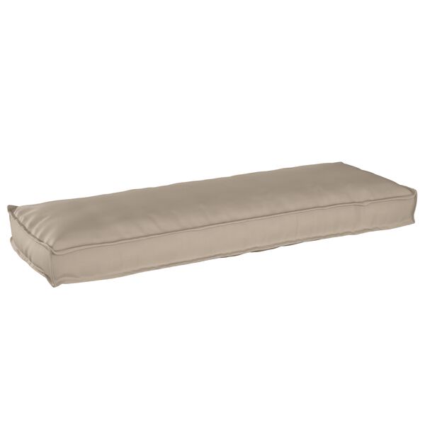 vidaXL Pallet pagalvių rinkinys 2 pcs Taupe 120 x 40 x 8 cm