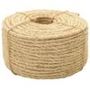 vidaXL Virvė, 250m, 100% sizalis, 10mm
