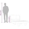 vidaXL Sodo komplektas su pilkomis pagalvėlėmis, 2 dalių, akacija