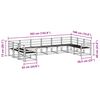 vidaXL Lauko sofos komplektas 10 pcs Natūrali Kietos akacijos mediena