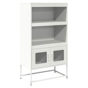 vidaXL Highboard White 68x39x123 cm Plienas