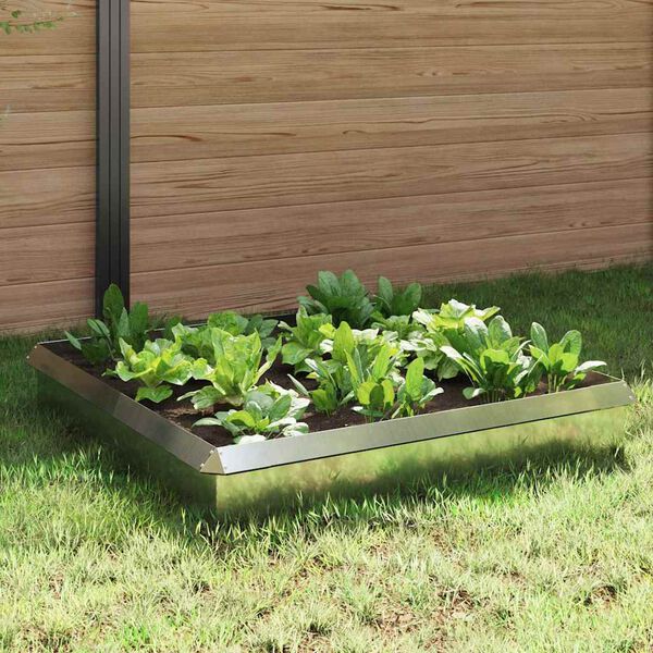 vidaXL Sraigių tvoros 8 pcs Sidabro Cinkuota plienas