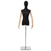 vidaXL Reguliuojamas manekenas 165-213 cm su baze Moteris PP Juoda