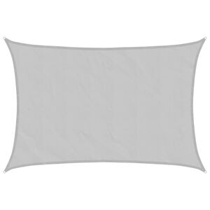 vidaXL Burė nuo saulės, pilka, 2,5x2m, 100% oksfordo poliesteris