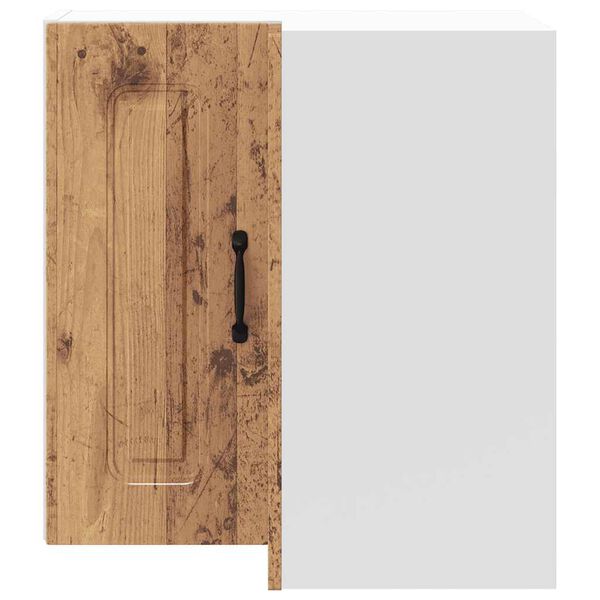 vidaXL virtuvės sieninė kampinė spintelė "Kalmar" Old Wood