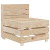 vidaXL Sodo sofa i&scaron; palečių, mediena